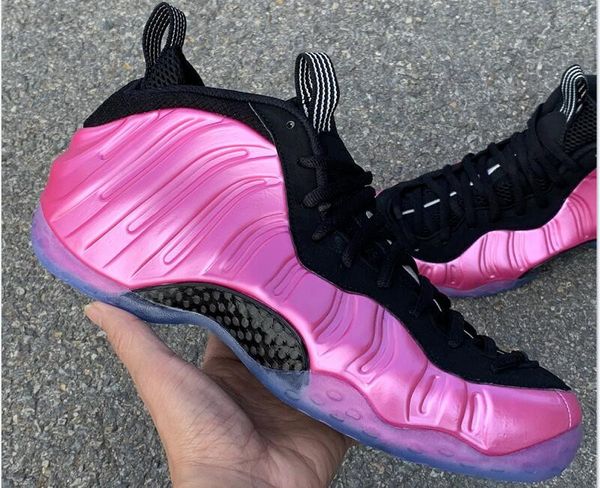 

ship with box penny hardaway pearlized pink man basketball designer shoes one foam fashion trainers real carbon fiber