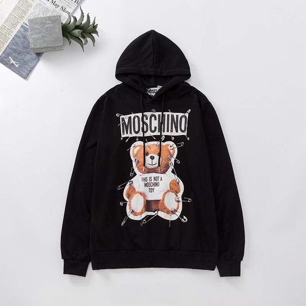 

2019 new lover letter print men women hoodies winter autumn sweater male hoodie sport suit, Black