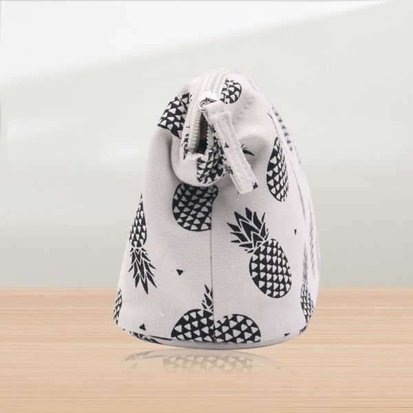 

2020 new ladies cosmetic bag fashion simple storage bag canvas cosmetic casual solid color women's