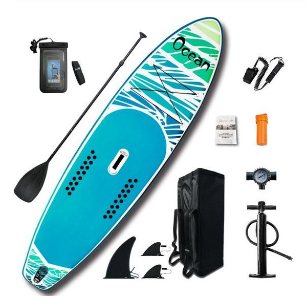 

inflatable vertical surfboard auxiliary surfboard kayak surfing suit 10'6 "x33" x6