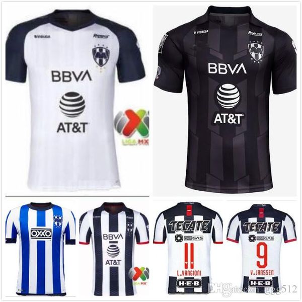 

2019 club world cup janssen sanchez rayados funes mori monterrey 2020 football shirts liga mx black gallardo pavon soccer jerseys meza layu, Black;yellow