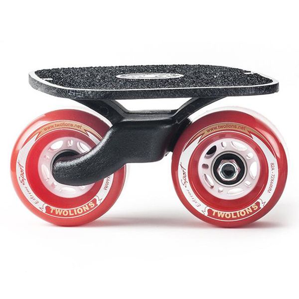 

twolions classic aluminum drift board for ine roller roaddrift skates antislip skateboard deck ine skates wakeboard