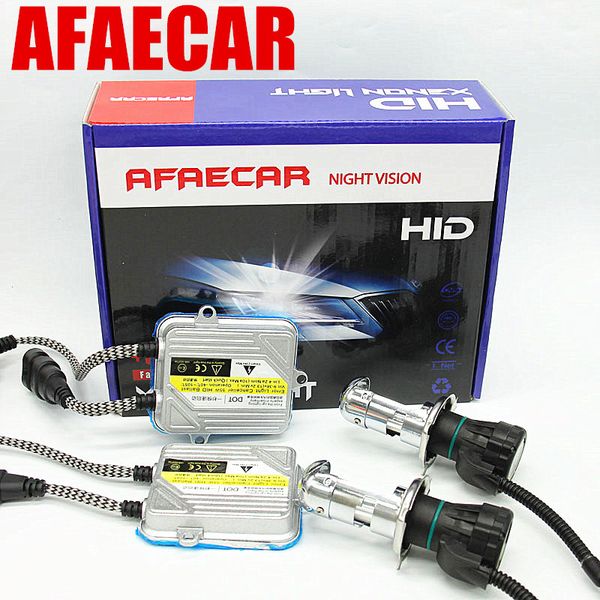 

afaecar bi-xenon h4 xenon kit hid hi lo lamps h4 bi xenon bulbs replacement headlight 4300k 6000k 8000k h4-3