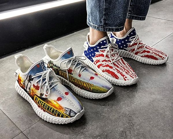 

fashion personality elastic casual shoes men flat party shoe pharrell couple lightweight boy blue red shoe 38-44, Black