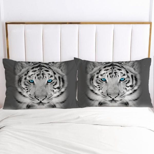 

3d printed pillowcases pillow case soft home chair decorative pillow covers cover 50x70cm 51*91cm 50*75 animal tiger design