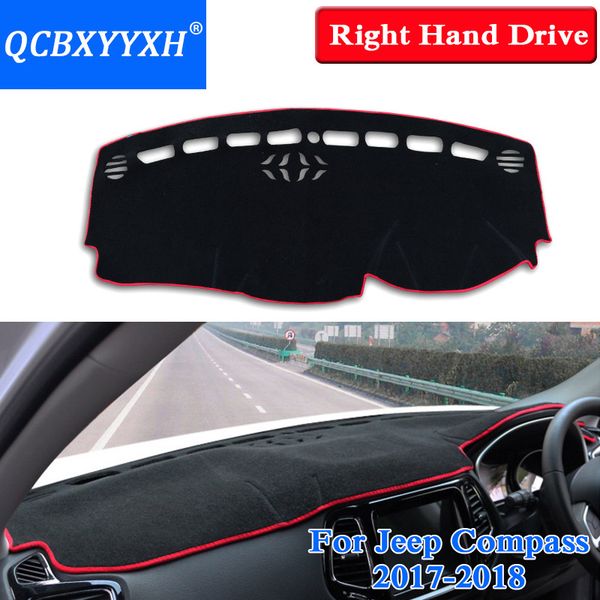 

car styling dashboard protective mat shade cushion insulation pad interior carpet for compass 2017-2018 right hand drive