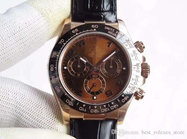 

Роскошный бренд AAA 40 мм циферблат 116509 автоматические механические мужские Кожаны