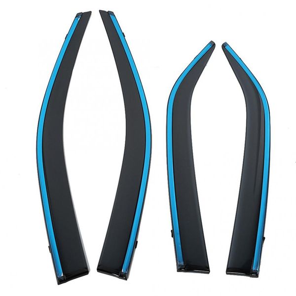 

4pcs smoke window visor vent sun shade rain guard deflector for toyota reiz 2010-2018 car covers