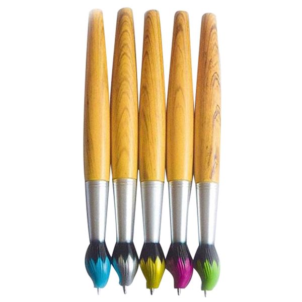 

cute kawaii ballpoint pen creative ball pens for kids writing students children school gift novelty stationery, Blue;orange
