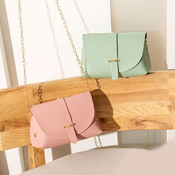 

retro simple mobile phone bag 2020 all-matchwomen chain messenger bags small flap bag mini shoulder