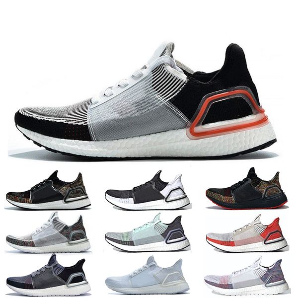 

wholesale ultraboost 19 women mens running shoes active red mint green triple white core black olive designer trainers sneakers 36-45