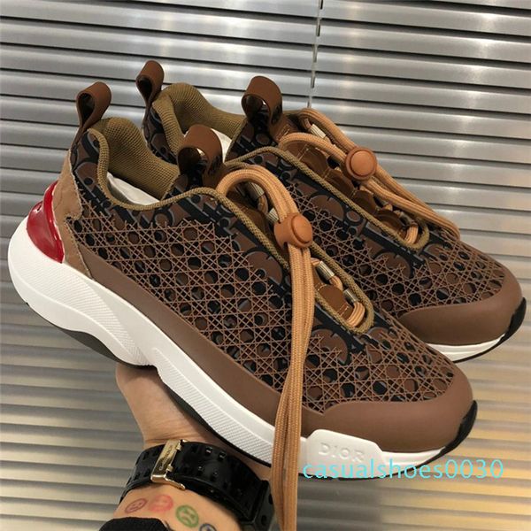 

b24 rattan шаблон верхняя тапки в 4 цвета mens роскошная кроссовки женская comfortatform повседневная обувь witn box зашнуровать cc30, Black