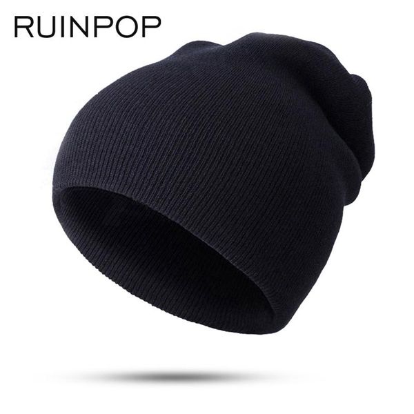 

ruinpop мода теплый вязаная шапка женщины зимняя шапка cap для женщин skullies шапочки теплая зима cap мужчины марка шапочка hat оптовая, Blue;gray