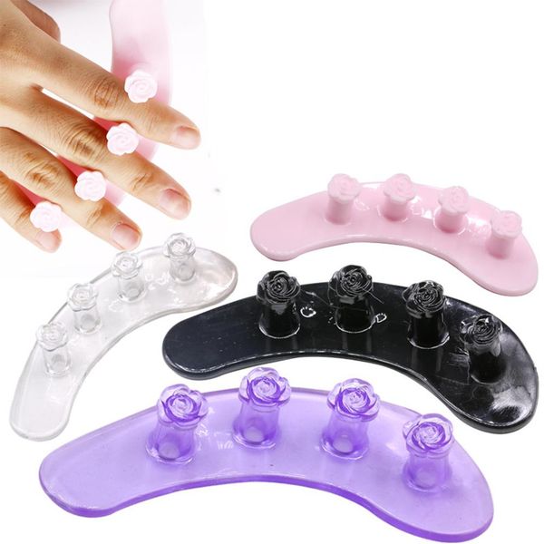

2pcs silicone nail art salon soft finger toe separator pedicure manicure tools