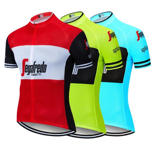 

2020 summer cycling jersey breathable short sleeve men shirt ropa de ciclismo hombre clothing mtb bicycle clothes, Black;red