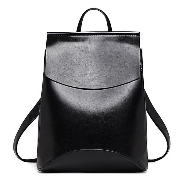 

2019 fashion women backpack pu leather backpacks for teenage girls female school shoulder bag bagpack mochila