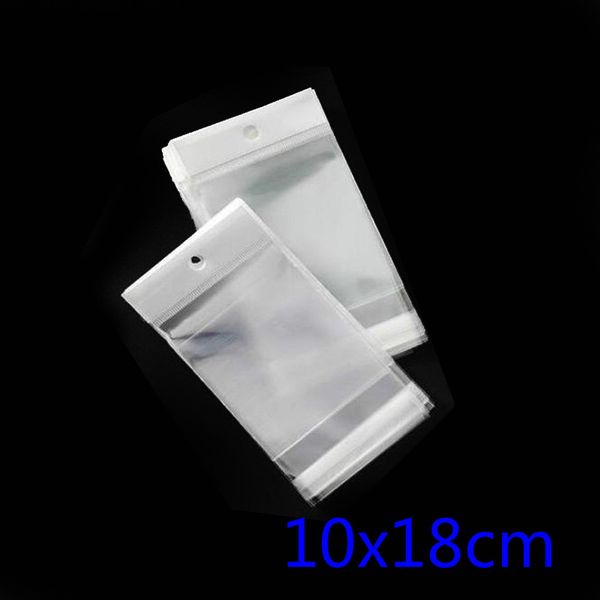 

10x18 см прозрачная сумка opp подарочная сумка конфеты супермаркет упаковка товаров многоразовые упаковочные пакеты goody bags for 100 pcs