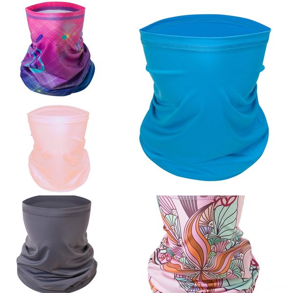 

9h4oj outdoor scarf windproof uv protection bandana ski magic fishing neck scarf cycling hiking mask face scarf, Black