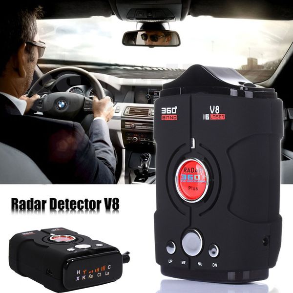 

car 16 band led display v8 anti speed voice alert warning j20