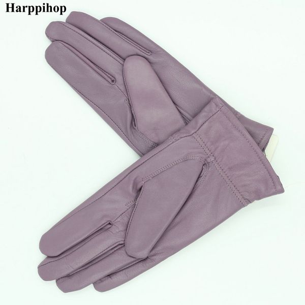 

women' fashion winter gloves for ladies' more warm add wool gloves female cape glove women genuine leather gloves, Blue;gray
