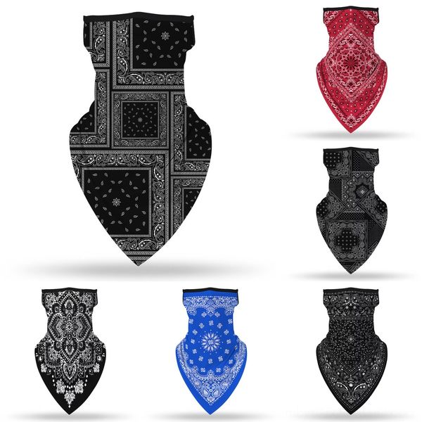 

hw0gt multi bike motorcycle headwear face mask half skull mask cs ski headband neck cycling pirate helmet hat halloween pirate kerchief, Black