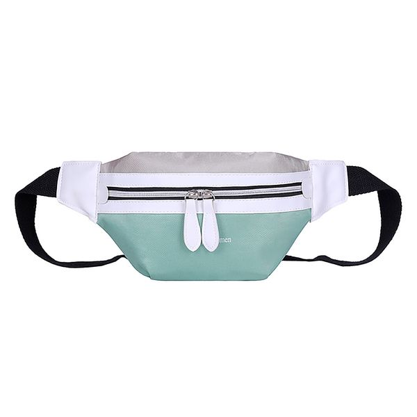 

anvas fanny pack banana waist bag belt new brand bag for belt women waist pack contrast color chest phone pouch belly #p