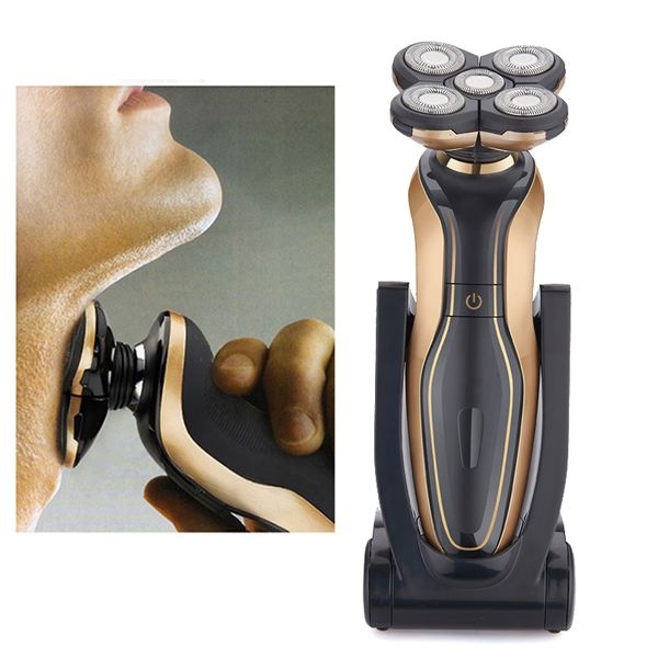 

usb recharge electric shaver for men beard trimmer 5 heads shavers 3d floating razors shaving beard machine face care tools