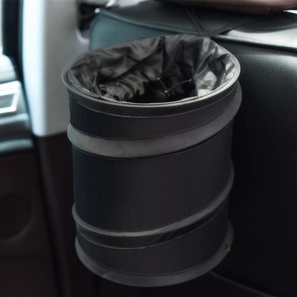 

car trash can portable garbage collapsible -up waterproof bag waste basket rubbish bin