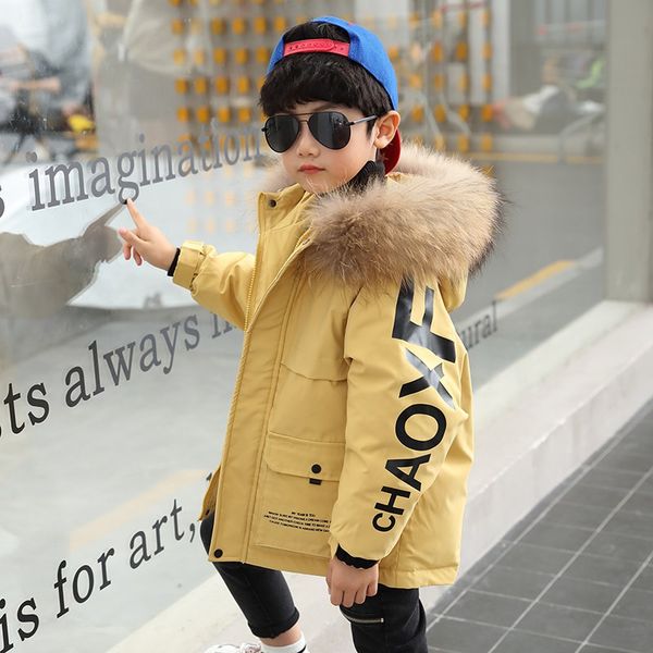 

boys casual designer down coat 2019 new arrival solid color long sleeve coat luxury kids keep warm hooded down coat, Blue;gray