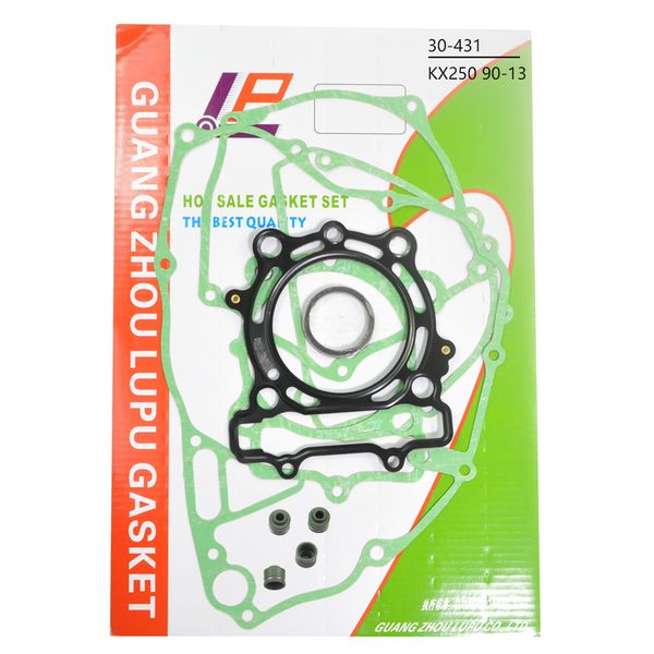 

for kx250f kx250 f 90-13 motorcycle engine crankcase covers cylinder gasket kit set