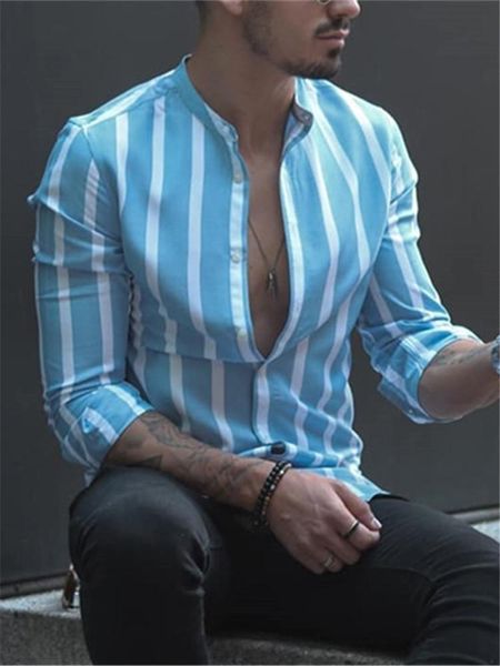 

mens designer striped shirts fashion loose cardigan casual mens dress shirt, White;black