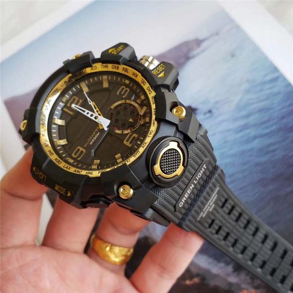 

2019 мужские часы марка спортивные часы g стиль наручные часы relogio masculino открытый militar мужские часы цифровой армии watch52 22678, Slivery;brown