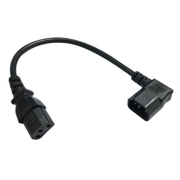

iec 320 c14 кабель мужской угловая для c13 женский питания удлинитель 0