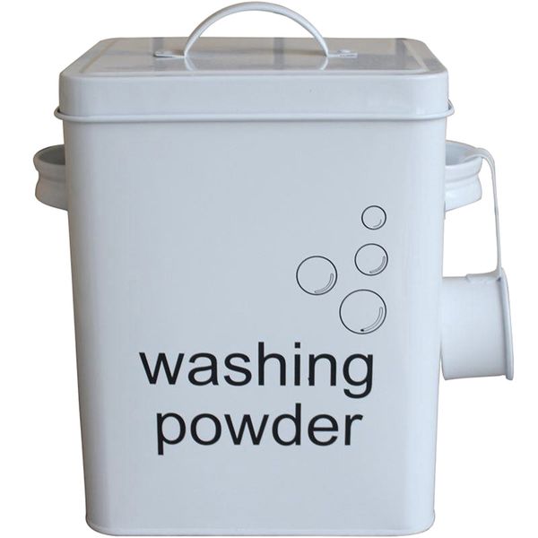 

кухня ванная комната для хранения box 5л стиральный порошок box зерна риса организатор контейнер прачечная порошок sealed box с ложкой