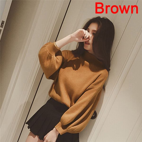 

2017 autumn and winter vintage women sweater batwing sleeve loose turtleneck knitted pullover sweaters crop top, White;black