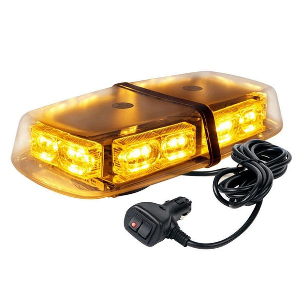 

dc12v 36 led amber car roof strobe light emergency beacon flashing warning lamp lighting magnetic mounted