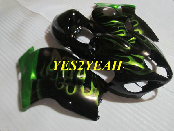 SUZUKI Hayabusa GSXR1300 96 99 00 07 için enjeksiyonlu kaporta kiti GSXR 1300 1996 2000 2007 Komple tank kapağı