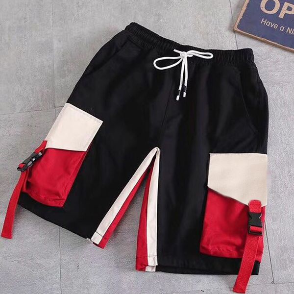 

2020 new arrival fashion 100%cotton summer extra large casual elastic waist loose shorts men plus size xxl-7xl 8xl, White;black