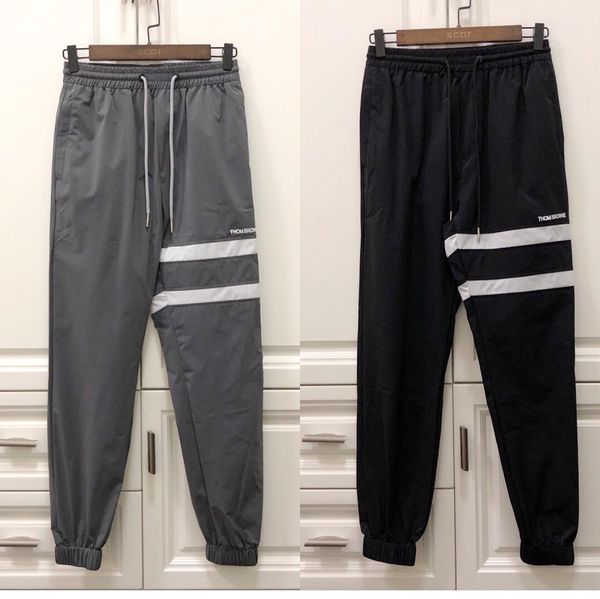 

luxurious brand design thom tb long pants terry trousers all-match fashion hip-hop high streetwear cool sports browne trousers, Camo;black
