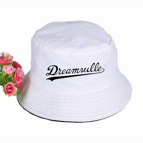 

dreamville print panama bucket hat summer sport cap sun visor fishing fisherman hat
