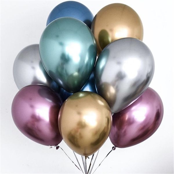 Decoration/Birthday/Party 12" METALLIC/Pearlised High Quality LATEX BALLOONS