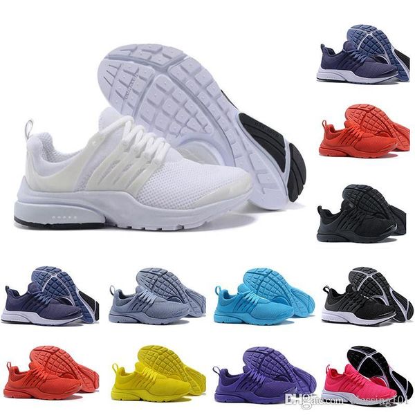 

new 2018 presto fly ultra olympic br qs men women running shoes navy black fashion casual prestos mens trainers sports sneakers size 36-45