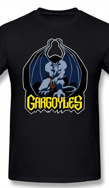 

горгулья футболка гаргульи голиаф футболка человек 5x tee shirt печать с коротким рукавом лето 100 процентов хлопка высокий tshirt, White;black