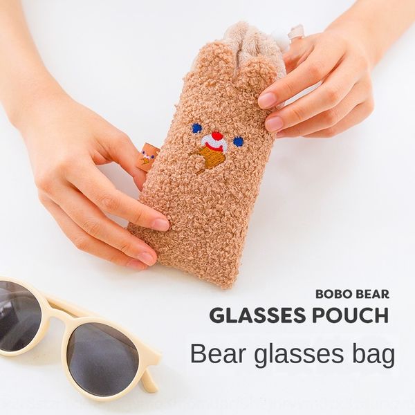 

ggib0 milkjoy bag cartoon cute storage bear ins wind rabbit student milkjoy bag cartoon cute storage bear glasses glasses ins wind rabbit st, Blue