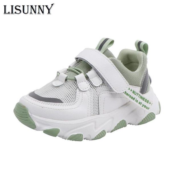 

new spring kids sport shoes toddler girls boys sneakers mesh breathable fashion casual children running shoes sandals, Black