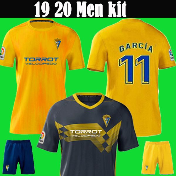 

19 20 Cadiz soccer jerseys 2019 2020 JOVANOVIC GARCIA Carmona Garrido Akapo football shirts Fernández camisetas de fútbol men kit