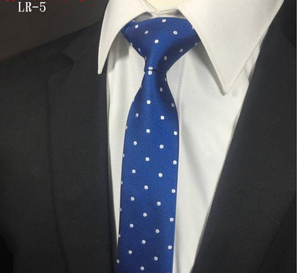 

korean version tie men's business leisure work tie 5cm jacquard narrow tie, Blue;purple