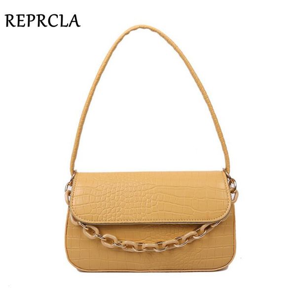 

popular baguette bags for women 2020 fashion shoulder bag designer handbags and purses pu leather chain women's armpit bags