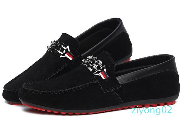 

red bottoms loafers black men shoes slip on men's leisure flat shoes fashion male breathable moccasin loafers driving shoes z02
