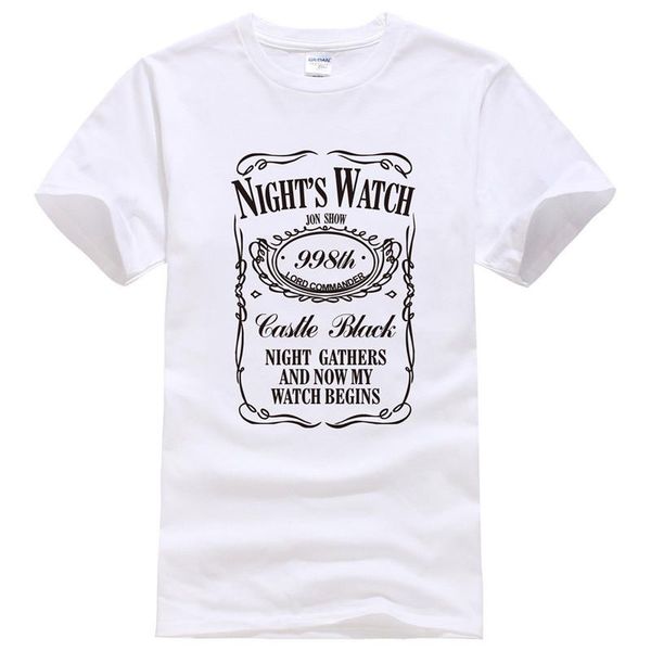

mens лета tshirts модельер печати льда и огня хлопок сыпучие одежда crew neck короткие футболки, White;black